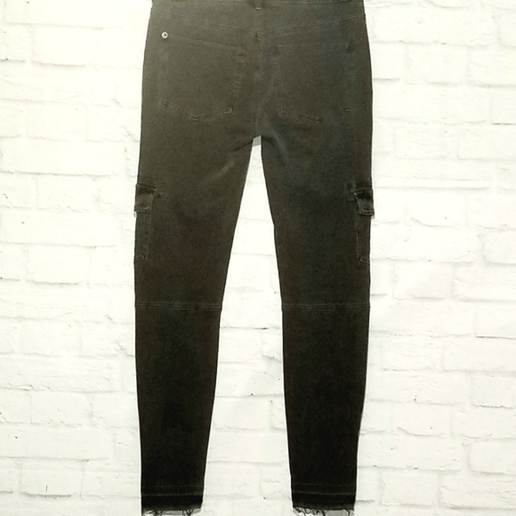 NWT, Free People Moss/Army Green Cargo Pant, size 24 - Picture 3 of 10